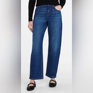 👖🌼2 for $45🌼👖 NWT Classic Relaxed fit Straight Leg Tuxedo Jeans in Dark Blue